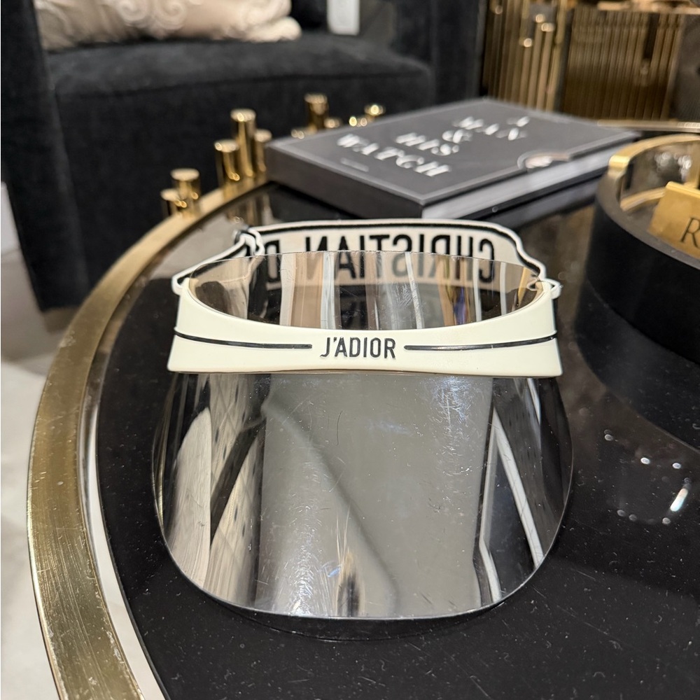 Christian Dior J’Adior Sun Visor – Authentic – Adjustable - Picture 2 of 7